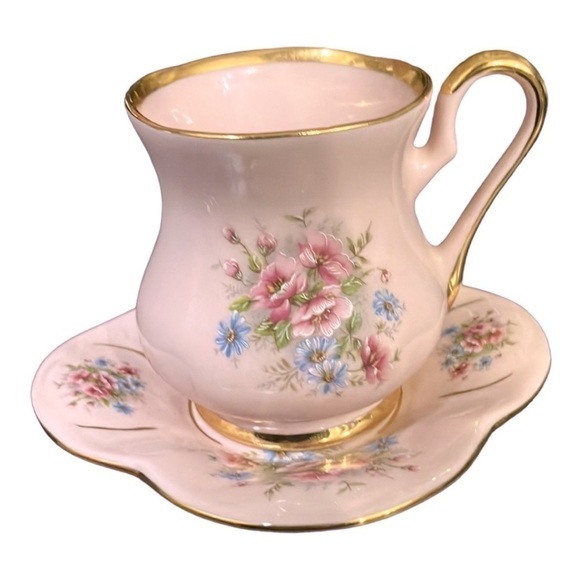 Porcelán Alager Karlovy Vary Czech Teacup Gold Rim - Picture 1 of 9